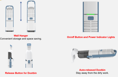 DC 8V Lithium Vacuum Cleaner